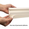 Architectural Products By Outwater 8 Ft Trim Fast Crown Molding  Peel and Stick Ceiling Cornice, 4PK TFM-49-A-4PK